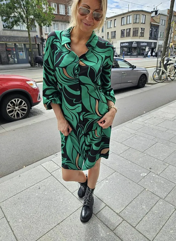 amelie&amelie Amelie Kleed Eden zwart Cheap