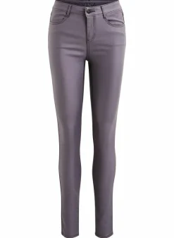 Vila Bestsellertopbroek Van - Vicommit Leatherlook black coated Best Sale