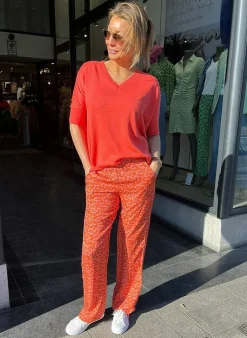 Geisha Broek Van - 31254 terra/coral Cheap