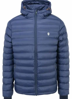black & gold Jas Van Puffos Donker Blauw Discount