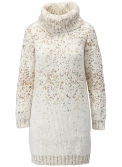 K-design Jurk Met Rolkraag In 2 Kleuren (Geleverd) caramel Cheap