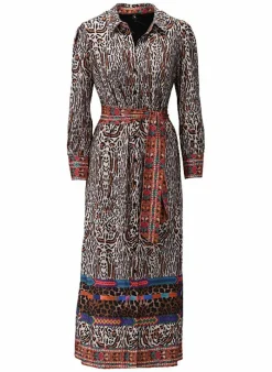 K-design Kleed X345 Maxi Jurk Met Luipaardprint En Zakjes (Pre Order) p651 Hot