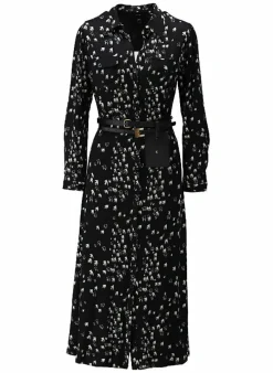 K-design Kleed X135 Maxi Jurk Met Dubbel Riem En Heuptasje (Geleverd) p626 Best Sale