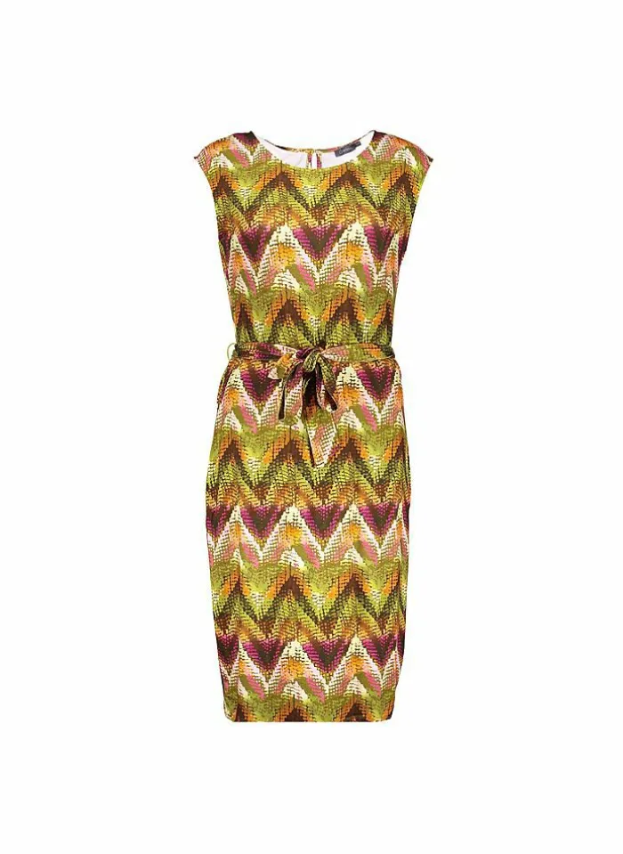 Geisha Kleed Van - 37052 army/orange/pink Outlet