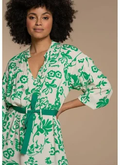 Geisha Kleed Van - 37165 offwhite/green Cheap
