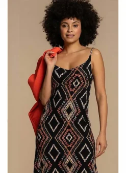 Geisha Kleed Van - 37059 army/orange/pink Best Sale