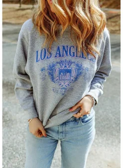 Musthaves Sweater Los Angeles Grijs Sale