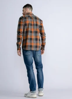 Petrol Hemd Sil417 Winter Orange Store
