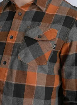 Petrol Hemd Sil417 Winter Orange Store