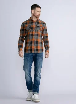 Petrol Hemd Sil417 Winter Orange Store