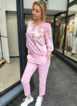 red button Broek Diana Store