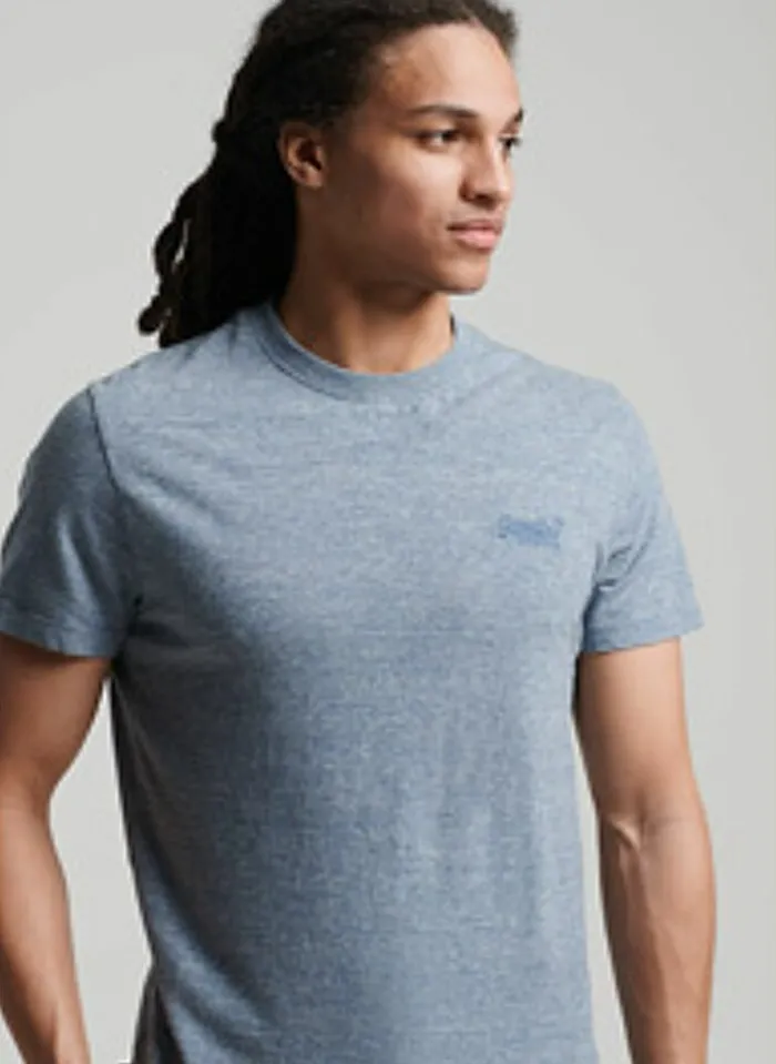 Superdry T-Shirt Vintage Logo creek blue grit Store