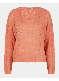 ESQUALO Sweater Van - Sp23.02012 Bright peach Best Sale