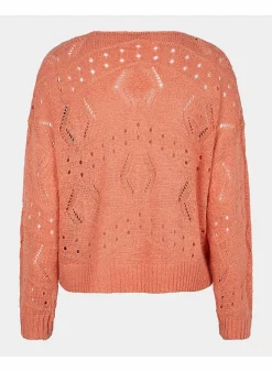 ESQUALO Sweater Van - Sp23.02012 Bright peach Best Sale