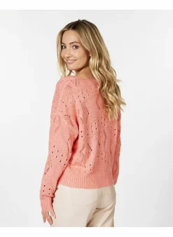 ESQUALO Sweater Van - Sp23.02012 Bright peach Best Sale