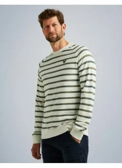 PME LEGEND Sweater Van Pme - 29 bone white Clearance