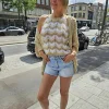 Terra di siena Gilet Almeria beige Best