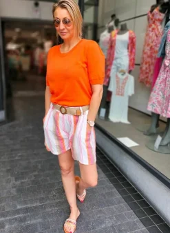 Terra di siena Short Fluosa Discount