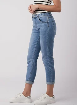 Toxik Jeans Boyfriend blauw Fashion