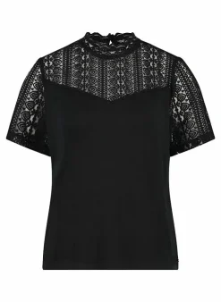 Tramontana Top Lace Details 7 zwart Shop