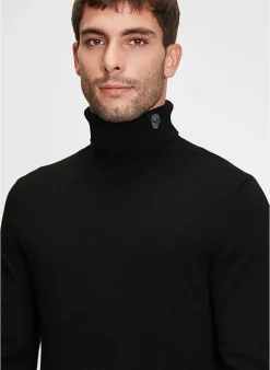black & gold Trui Van Black And Gold - Bgm-Knit10 zwart Online
