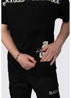 black & gold Tshirt Van Black²Gold - Bgum-22-2-Ts01 white Discount