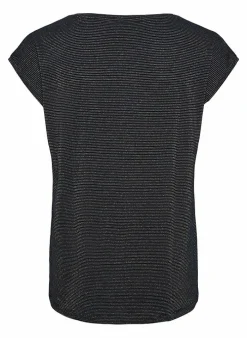 Pieces T-Shirt Van - Pcbillo Noos (Lurex Lijntjes) Bestseller! Reflecting pond Cheap