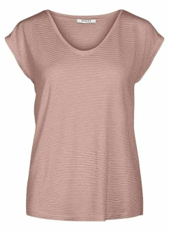 Pieces T-Shirt Van - Pcbillo Noos (Lurex Lijntjes) Bestseller! Reflecting pond Cheap