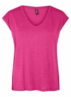 Pieces T-Shirt Van - Pcbillo Noos (Lurex Lijntjes) Bestseller! Reflecting pond Cheap