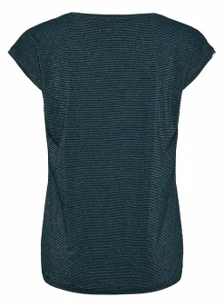 Pieces T-Shirt Van - Pcbillo Noos (Lurex Lijntjes) Bestseller! Reflecting pond Cheap