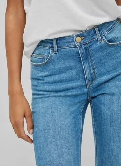 Vila Jeans Visarah Skinny (Noos) medium blue denim Flash Sale