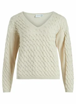 Vila Pull Chao Lm birch Flash Sale
